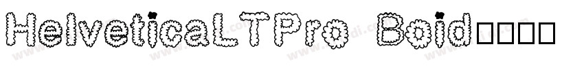HeIveticaLTPro  Boid字体转换
